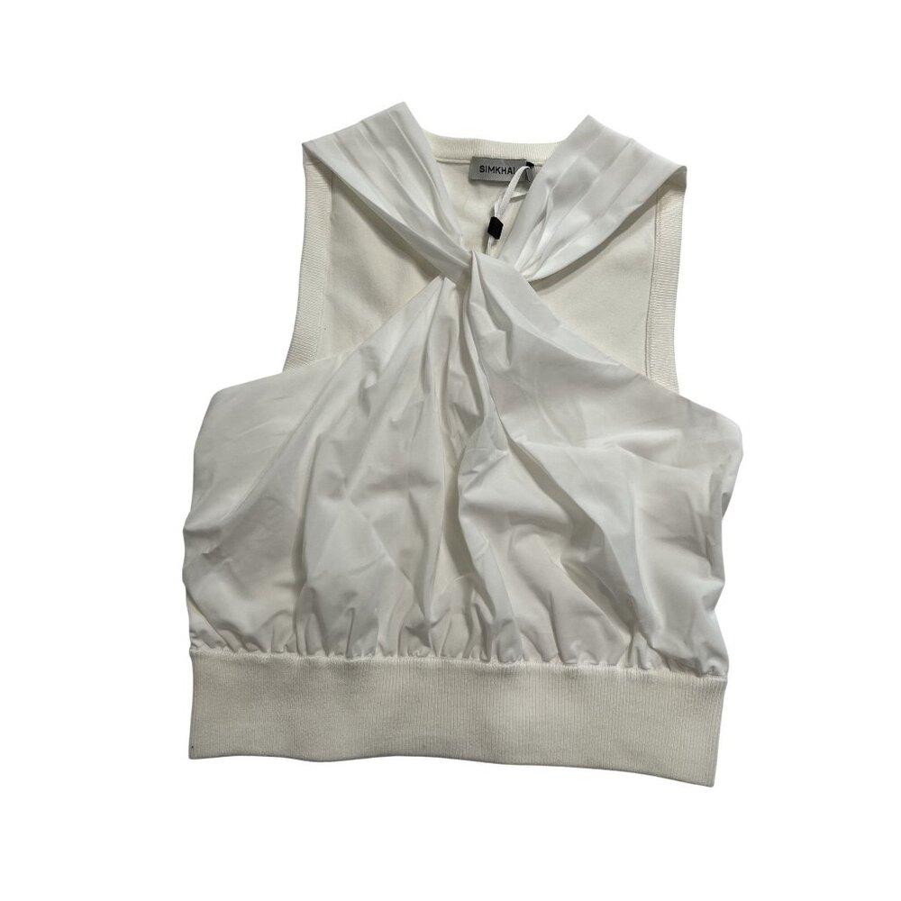 Simkhai Wynonna Cotton Top in White